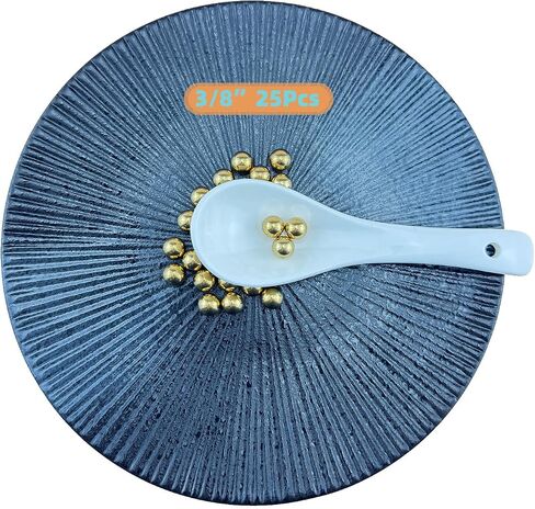 50Pcs H62 Brass Balls Solid Brass Balls Diameter 1/2"(12.7mm) Excellent Conductivity for Industrial Equipment Instruments, Also can be Used as DIY Crafts in Kuwait