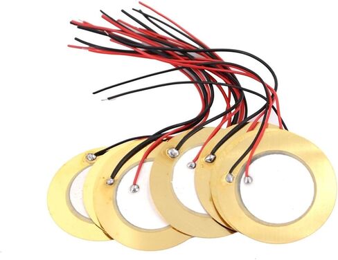10PCS Piezoelectric Piezo Ceramic Wafer Plate piezo Element Diameter 12MM 15MM 20MM 27MM 35MM 50MM for Buzzer Loudspeaker(10PCS 27MM) in Saudi Arabia