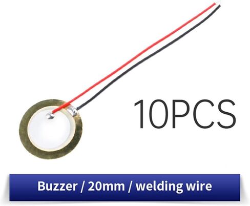 10PCS Piezoelectric Piezo Ceramic Wafer Plate piezo Element Diameter 12MM 15MM 20MM 27MM 35MM 50MM for Buzzer Loudspeaker(10PCS 27MM) in Saudi Arabia