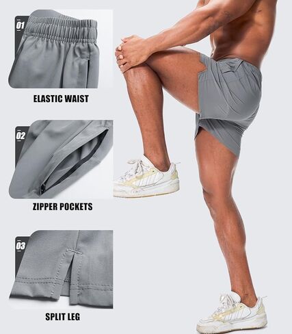 شورت شورتات صالة رياضية شورت شورتات صالة ألعاب رياضية جافة سريعة in Kuwait