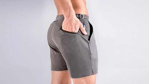 Rounderbum Mens Swimwear | Beach Shorts | Padded Technology | Quick Dry | Bathing Suits | Swim Shorts | Red | Large in Saudi Arabia