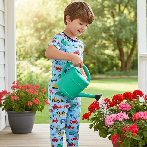 مجموعات Patpat Kids من 3 قطع بيجاما مع الخيزران Viscose ، Snug Fit PJs للبنين والبنات ، والملابس الراحة طوال الموسم ، والأعمار 2T-12Y in Kuwait