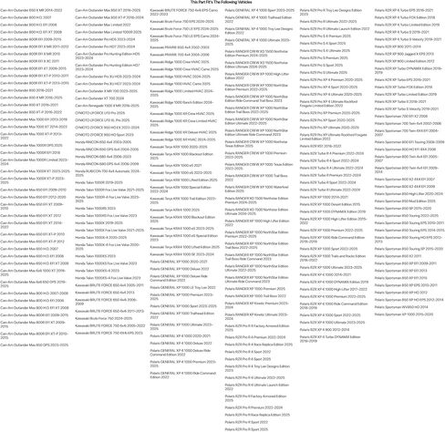 (4 حزمة) Tusk Aramid Terrabite® 10 Ply Tyre 30x10-15 لـ Arctic Cat 700 Ltd 2014 in Kuwait