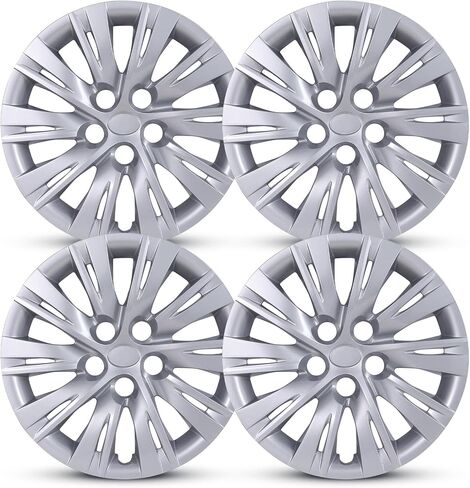 AUTOWIKI Silver Hubcaps Wheel Covers Fits for Toyota Camry 2012-2014 16" – Four (4) Pieces Sturdy OEM Replacement Hubcap for 12-14 Camry Hybrid in Saudi Arabia