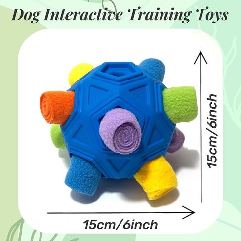 Christmas Squeaky Dog Toys with Crinkle, Xmas Interactive Plush Dog Chew Toys, Dog Enrichment Toys to Keep Them Busy, Dog Toy for Small Medium Large Dogs - Xmas Bear in Kuwait