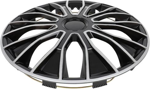 SCITOO 4 Pack 15 inch Car Wheel Rim Skin Cover Hub Caps Hubcap Wheel Cover Replacement R15 Universal Wheel Rim Cover Snap On Car Truck SUV in Saudi Arabia