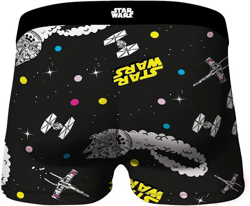CRAZYBOXER Men's Underwear Star Wars Lightweight Stretch Boxer Brief Breathable (3 PACK) in Saudi Arabia