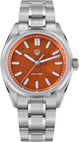 attrevives WD0003 الأصلي تصميم Aventurine Men Watch VH31 Sweep Second Quartz Watch 36mm الياقوت الكريستال الفاخر Wristwatch 100m مقاوم للماء in Kuwait