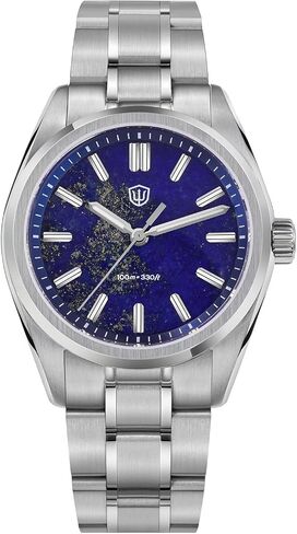 attrevives WD0003 الأصلي تصميم Aventurine Men Watch VH31 Sweep Second Quartz Watch 36mm الياقوت الكريستال الفاخر Wristwatch 100m مقاوم للماء in Kuwait