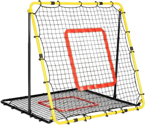 Baseball and Softball Rebounder Net,Baseball Rebounder,Volleyball Rebounder,Pitch Back Net,Multi-Sport Training Rebound Screen,with Pitching Target,Easy Adjustable Angles in Kuwait