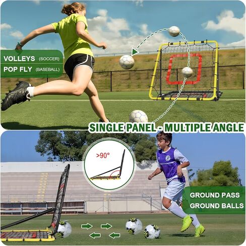 Baseball and Softball Rebounder Net,Baseball Rebounder,Volleyball Rebounder,Pitch Back Net,Multi-Sport Training Rebound Screen,with Pitching Target,Easy Adjustable Angles in Kuwait