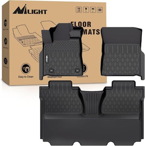 Nilight TPE Floor Mats for Toyota Tundra Crewmax Cab 2014 2015 2016 2017 2018 2019 2020 2021 in Saudi Arabia