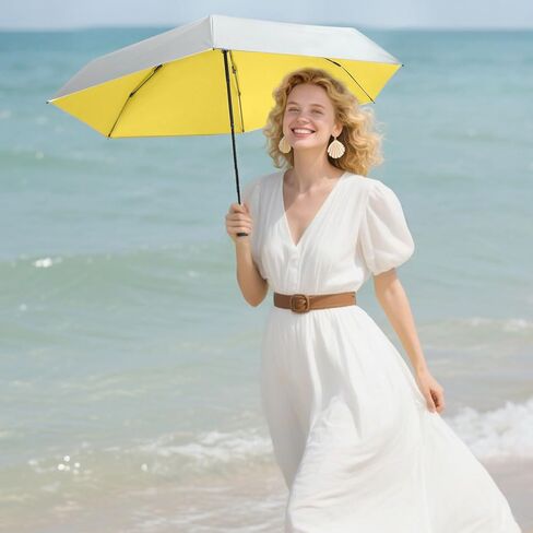 مظلة سفر صغيرة - عامل حماية من الشمس 50+ للحماية من الشمس، افتح مظلة شمسية صغيرة يدويًا in Kuwait