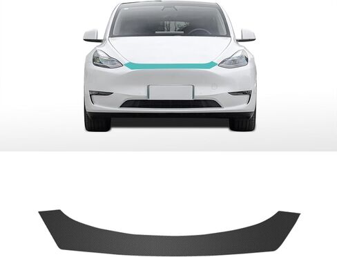 BETTERHUMZ Car Front Bumper PPF Trunk Protective Film for Tesla Model Y 2020-2024,TPU Clear Paint Protective Film Exterior Accessories (Carbon Style) in Saudi Arabia