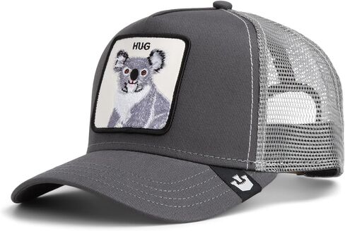 Goorin Bros. The Farm Unisex Original Adjustable Snapback Trucker Hat, Grey (The Koala), One Size in Saudi Arabia