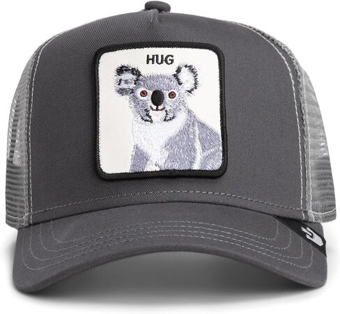 Goorin Bros. The Farm Unisex Original Adjustable Snapback Trucker Hat, Grey (The Koala), One Size in Saudi Arabia