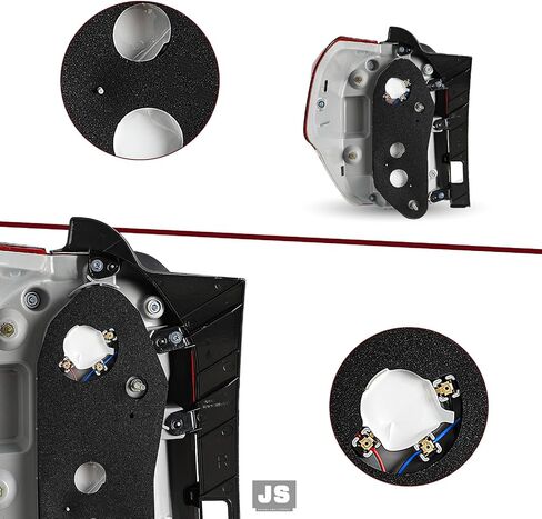 استبدال مجموعة ضوء Jsboyat Tail Light للفترة 2010-2013 Toyota 4runner الخلفية الخلفية ، جانب السائق الأيسر in Saudi Arabia
