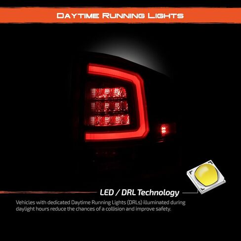 Akkon-Fits 1994-2004 Chevy S10 Pickup GMC Sonoma 96-00 Isuzu Hombre DRL LED Tube LIDEL LIGHT in Kuwait