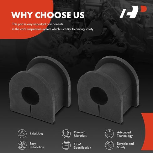 A-Premium 2 x Front To Frame Sway Bar Bushing Kit, Compatible with Mazda MPV 2000 2001 2002 2003 2004 2005 2006 in Saudi Arabia