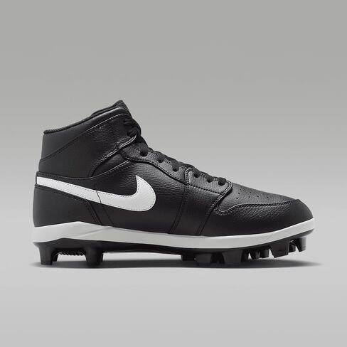 Jordan 1 Retro MCS MEN MENS CLEATS (AV5354-011 ، Black/White) Size 10.5 in Saudi Arabia
