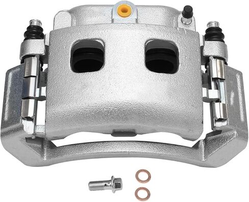 Detroit Axle - Front 2pc Brake Calipers for 2002-2005 Ram 1500, 05-06 Dodge Durango, 2 Disc Brake Calipers w/Bracket Assembly 2002 2003 2004 2005 Replacement in Saudi Arabia