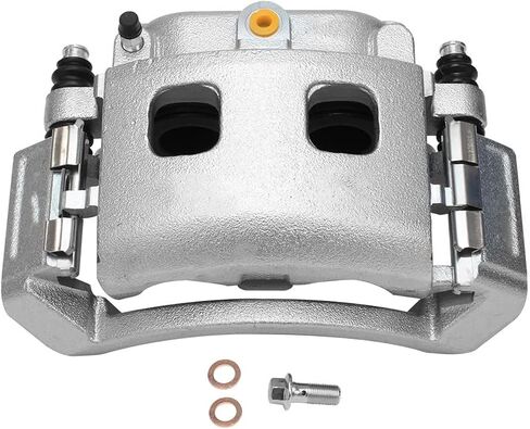 Detroit Axle - Front 2pc Brake Calipers for 2002-2005 Ram 1500, 05-06 Dodge Durango, 2 Disc Brake Calipers w/Bracket Assembly 2002 2003 2004 2005 Replacement in Saudi Arabia
