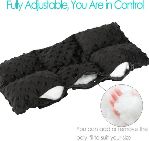 Ostomy Seat Belt Pillow Stoma Seatbelt Protector Ostomy Bag Cover Pillow for Driving Ileostomy Ostomy Support Pillow Urostomy Supplies Car Women Men Minky Dot Black in Kuwait