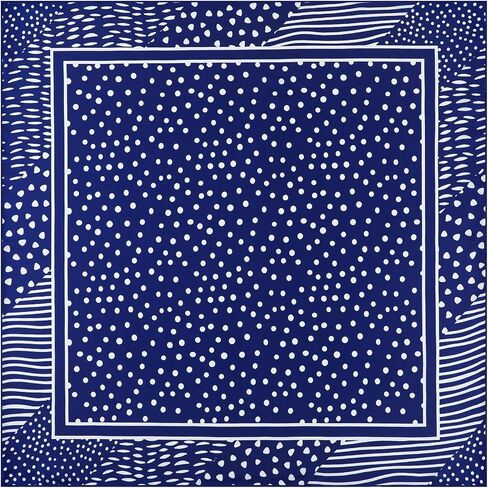 Luxury Silk Twill Square Scarf, Unisex 100% Mulberry Silk Scarves 25.6" x25.6, Hand-Rolled Hem, Gift Packaging in Saudi Arabia