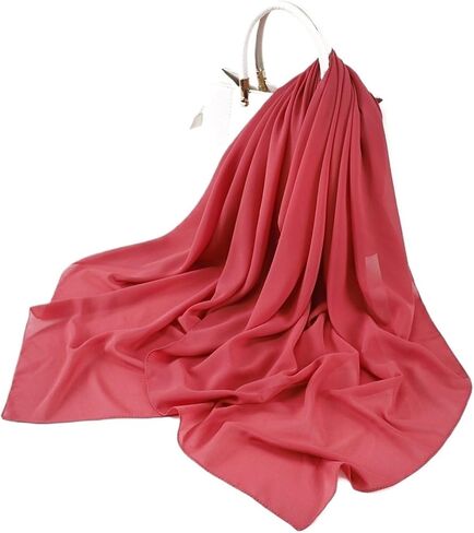 110 * 110CM Square Chiffon Hijabs Scarf Plain Solid Color Headwraps Women's Headscarf 45 Colors in Kuwait