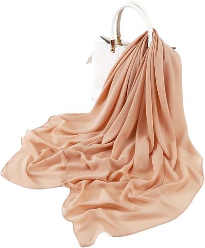 110 * 110CM Square Chiffon Hijabs Scarf Plain Solid Color Headwraps Women's Headscarf 45 Colors in Kuwait