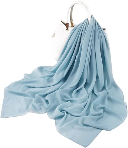 110 * 110CM Square Chiffon Hijabs Scarf Plain Solid Color Headwraps Women's Headscarf 45 Colors in Kuwait