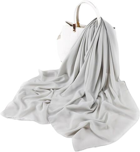 110 * 110CM Square Chiffon Hijabs Scarf Plain Solid Color Headwraps Women's Headscarf 45 Colors in Kuwait