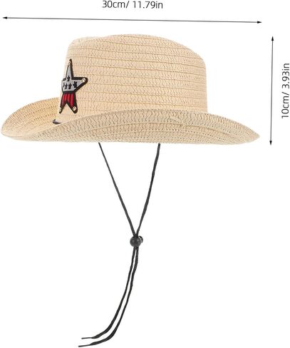 TOYANDONA Boy Girl Sun Pattern Breathable Boy Girl Cap for Outdoor Camping Picnics Uv Western Style Hat for Boys Girls Beige in Saudi Arabia