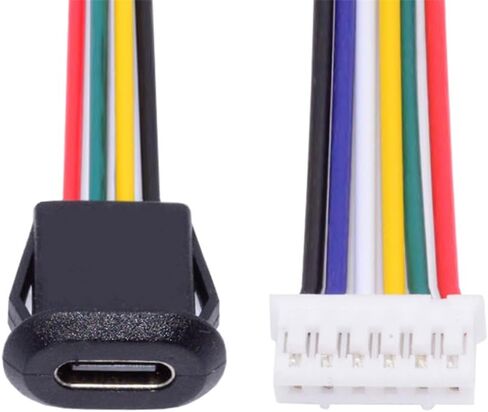 NFHK 5 قطعة/المجموعة لتقوم بها بنفسك OEM نوع C أنثى المقبس إلى 4Pin رأس كابل الملعب = 2.0 مللي متر مزلاج جبل نوع تيار مستمر 5 فولت الطاقة in Kuwait