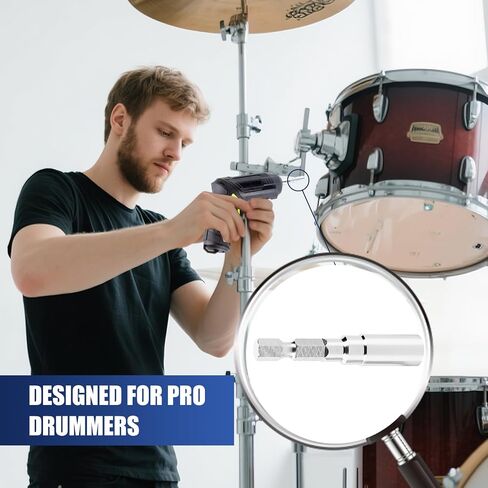 Drum Key Drill Bit Set of 4, 3 Standard Square Lug Drum Key and 1 Fast Rotary Drum Keys for Tuning Drums, Stainless Steels Drum Tuning Key in Kuwait