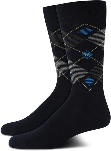 Cole Haan Men's Dress Socks - 2 Pack Soft Cotton Blend Classic Crew Socks for Men, Reinforced Heel and Toe (Shoe Size: 7-12) in Saudi Arabia