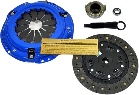طقم القابض المرحلة 2 من EFT لعام 2001-2005 هوندا Civic DX EX GX HX LX 1.7L SOHC D17 - مادة الاحتكاك المكرببة لتحسين الأداء والمتانة - مركز SPRUNG الثقيل - 12 شهرًا ضمان العلامة التجارية in Kuwait