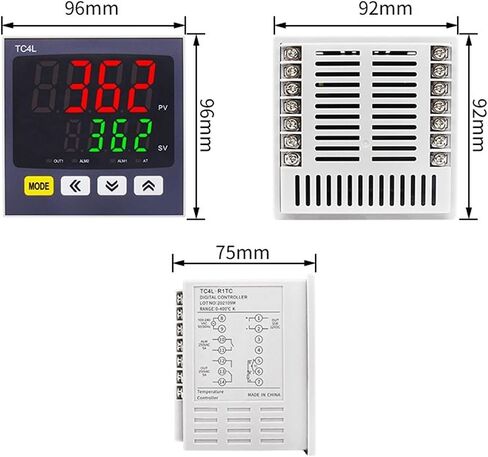 وحدة تحكم درجة حرارة LCTC PID SSR+RELAY 4-20MA الإخراج المدخلات المتعددة TC4L 96 * 96 PID DIGITAL LREGUTING DISTRATION (SSR RELAY OPT 2ALM) in Saudi Arabia