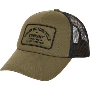 دراجة نارية هندية 1901 IMC Cap ، Khaki Cotton and Polyester Mesh ، Snapback Closure - 2833315 in Saudi Arabia
