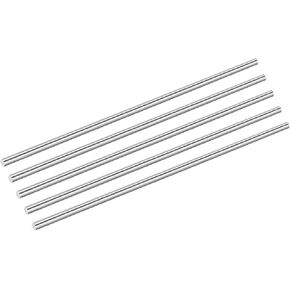 uxcell 5Pcs 304 Stainless Steel Rods, 3.5mm x 254mm Metal Solid Shaft Round Rod Lathe Bar Stock for Model Plane Cars Ship DIY Craft Metal Working in Saudi Arabia