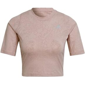 adidas Run Fast Lace Crop Running Tee Women's in Kuwait