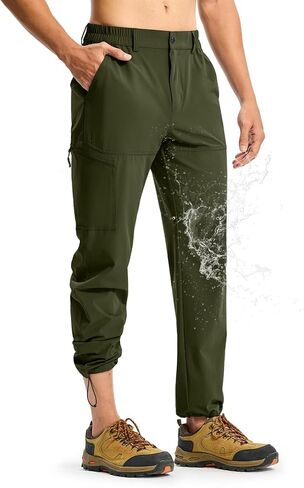 TBMPOY Men's Lightweight Hiking Pants Quick Dry 4 Pockets Stretch Water Resistant Travel Fishing Convertible Zip Cargo Jogger in Saudi Arabia