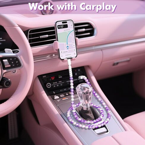 Coolden for iPhone Charger Cord 6.6 FT Charging Cable 66W iPhone Charger Fast Charging Stylish & Durable Beaded iPhone Charger Cable for iPhone 14 13 12 11 Pro Max XR XS Max iPad Pro/Air/Mini Pink in Saudi Arabia