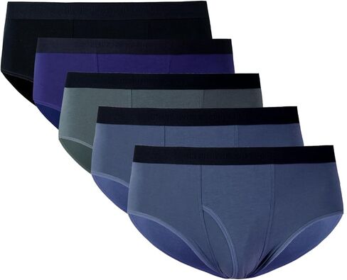 Boxer Briefs & Briefs Combo, Low-Rise Men Underwear, Coolzone Fly, Moisture Wicking Underwear, Super Soft Comfort in Kuwait