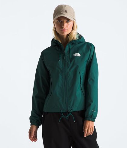 THE NORTH FACE Women's Antora Rain Hoodie (Standard and Plus Size), Cave Blue/Cave Blue Abstract Geology Print, Small in Saudi Arabia