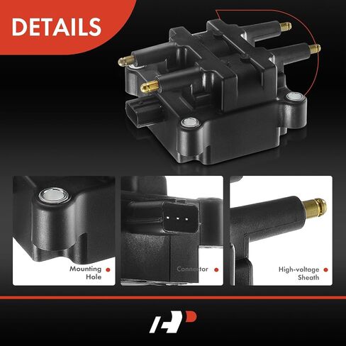 A-Premium Engine Ignition Coil Pack متوافق مع Subaru Impreza Legacy 1997 1998 1999 2.2L 2.5L 3-Pin in Saudi Arabia