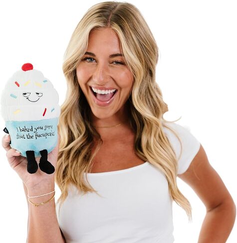 كرة كريستال بلاشي، هدية مضحكة ميمي، مجموعة قطيفة كوميدية، هدية تخزين، رائعة للدعم العاطفي، إكسسوار مكتب ممتع، قاعدة مرجحة للعرض in Kuwait