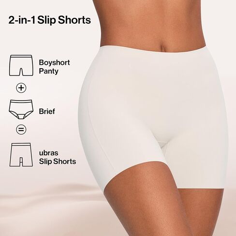 Boy Shorts Underwear For Women, No Show Boxer Briefs Women,Anti Chafing shorts, High Waisted Boyshorts Panties in Saudi Arabia