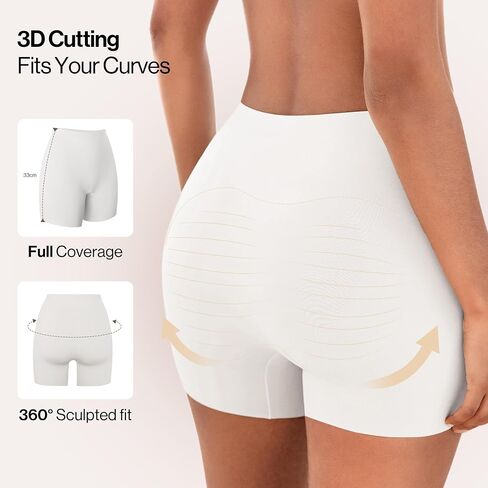 Boy Shorts Underwear For Women, No Show Boxer Briefs Women,Anti Chafing shorts, High Waisted Boyshorts Panties in Saudi Arabia