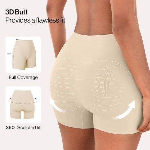 Boy Shorts Underwear For Women, No Show Boxer Briefs Women,Anti Chafing shorts, High Waisted Boyshorts Panties in Saudi Arabia